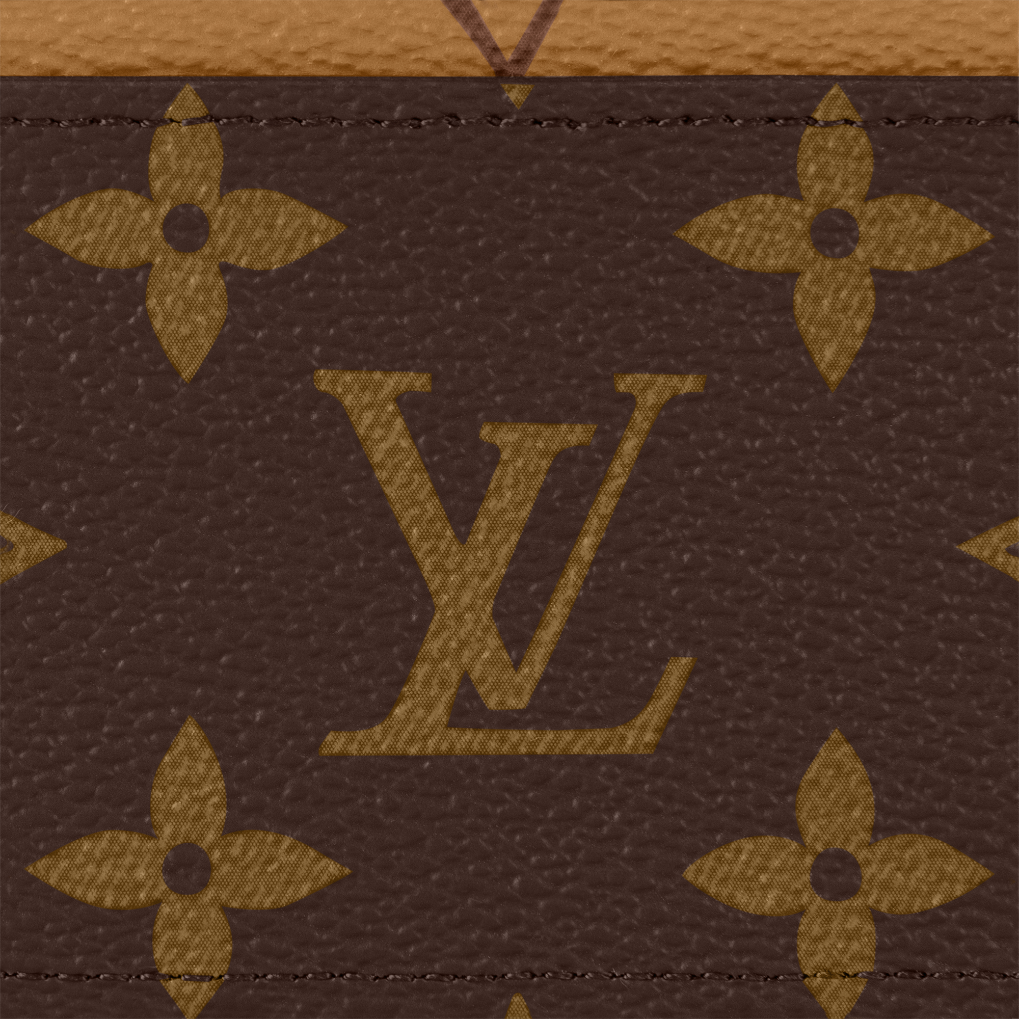 Card Holder Monogram Reverse Canvas - Wallets and Small Leather